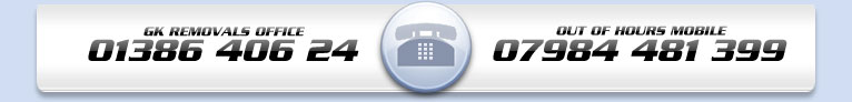 Removals in Redditch contact numbers